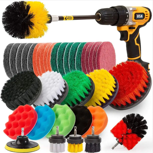 37-Piece Brush Cleaning Combo Set