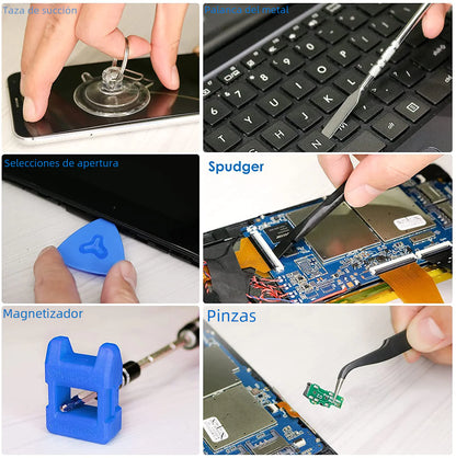 142-in-1 Screwdriver Set with Multiple Heads and Types